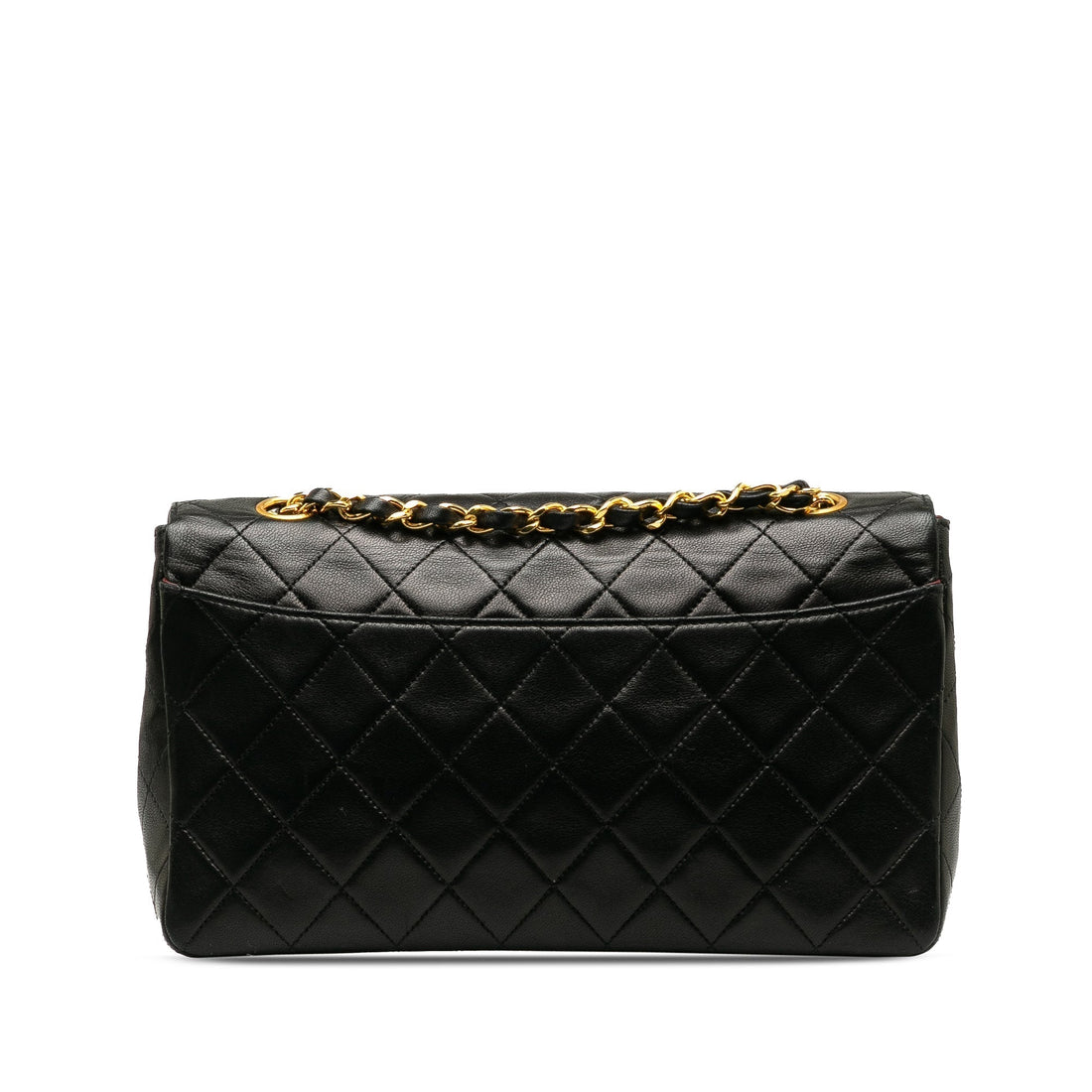Chanel CC Matelasse Lambskin Flap Crossbody Bag