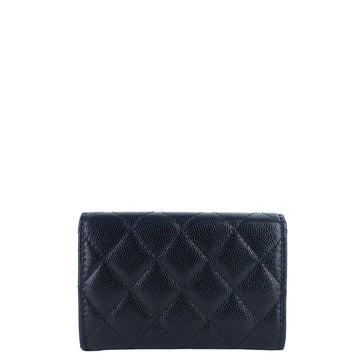 CHANEL 23P XL Caviar Leather Card Holder