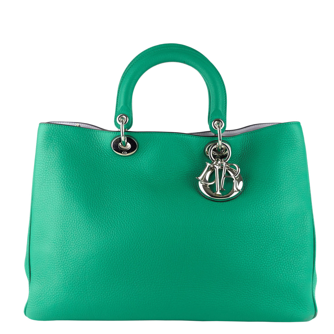 DIOR Diorissimo Large Calfskin Leather Bag with Pouch