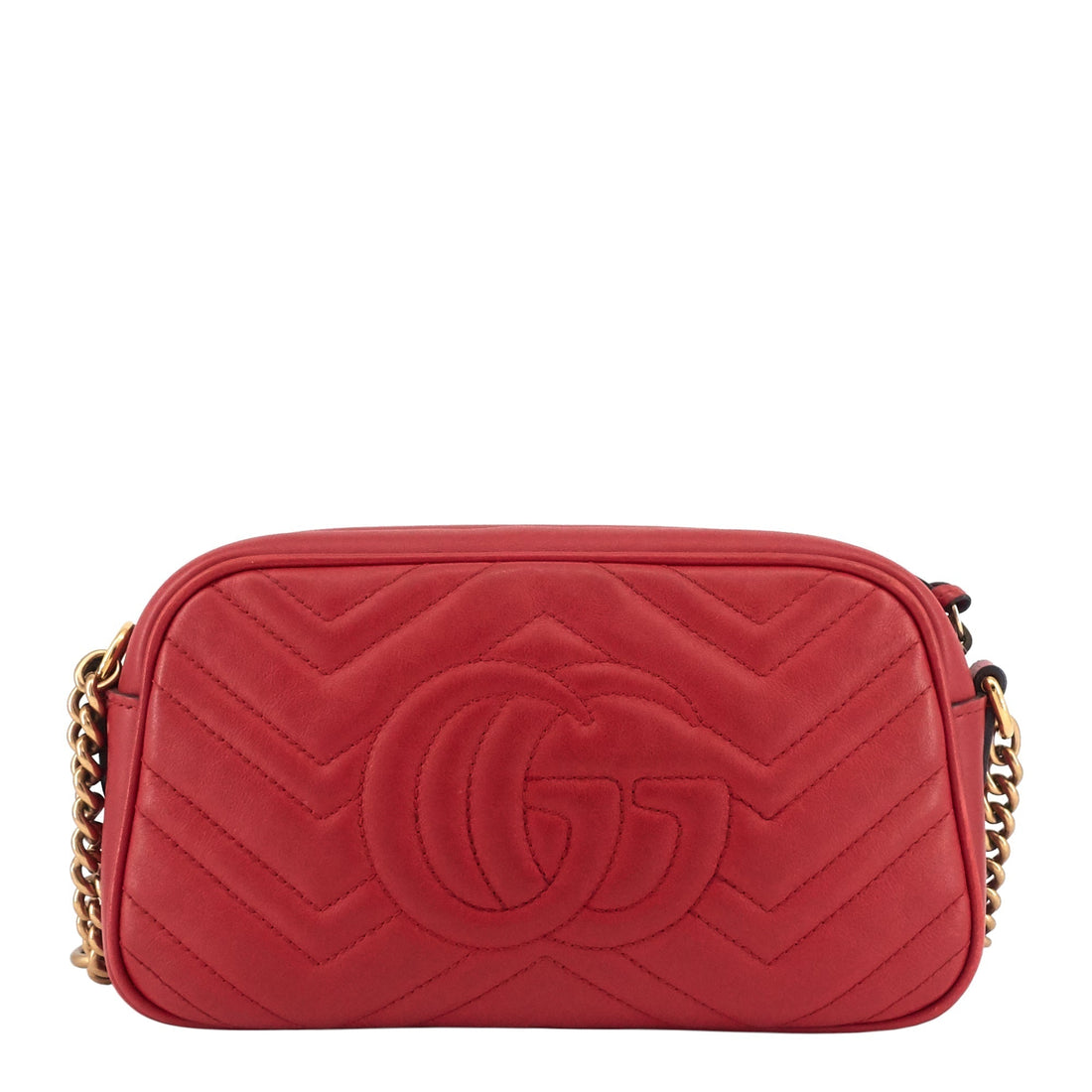 GUCCI GG Marmont Small Matelasse Calfskin Shoulder Bag