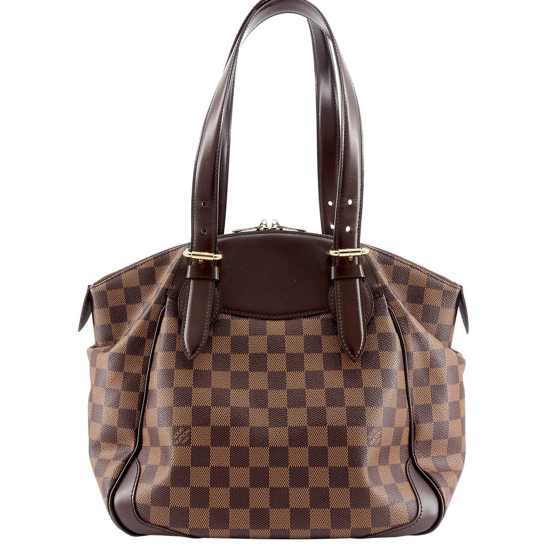 LOUIS VUITTON Verona MM Damier Ebene Canvas Bag