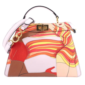 FENDI 2022 Bikini Girls Small Peekaboo ISeeU Bag