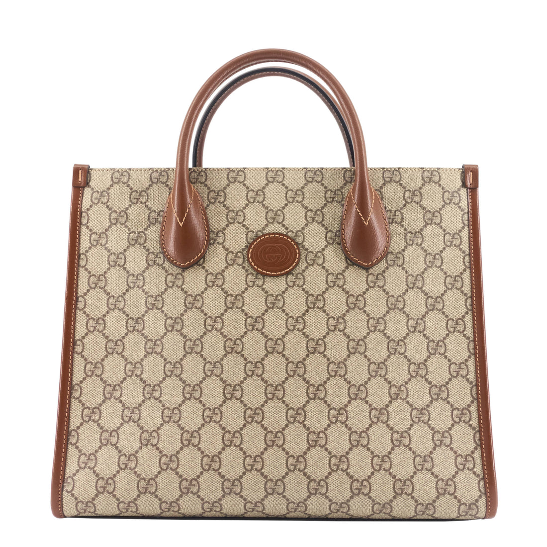 GUCCI GG Small Supreme Monogram Canvas Tote Bag