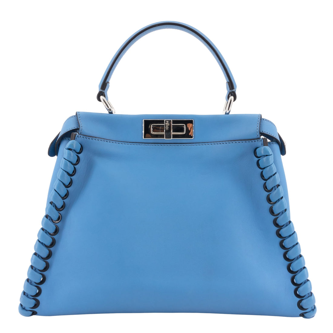 FENDI Peekaboo Medium Whipstitch Leather Bag