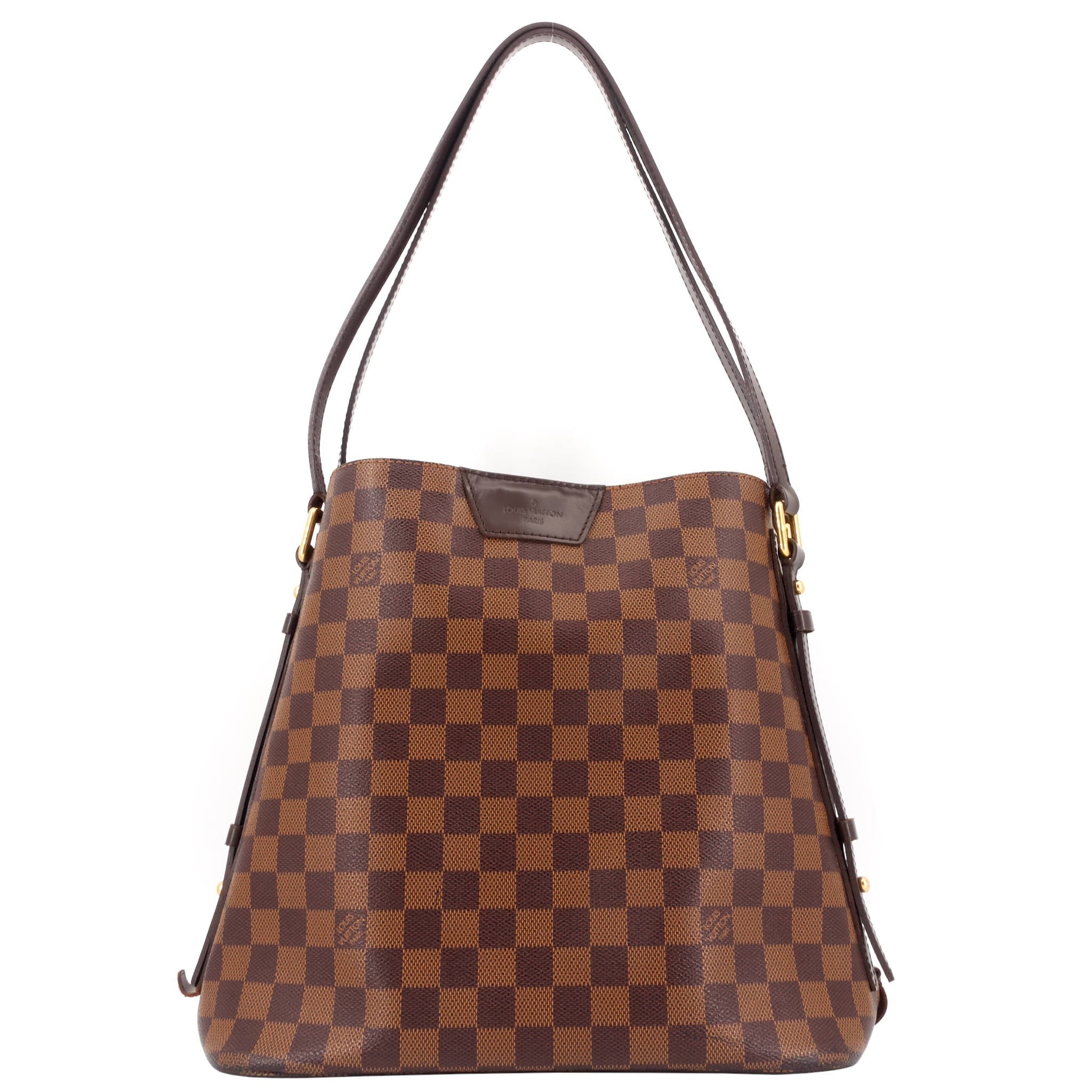 LOUIS VUITTON Cabas Rivington Damier Ebene Canvas Bag