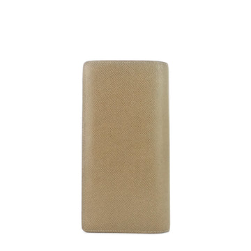 LOUIS VUITTON Brazza Taiga Leather Wallet