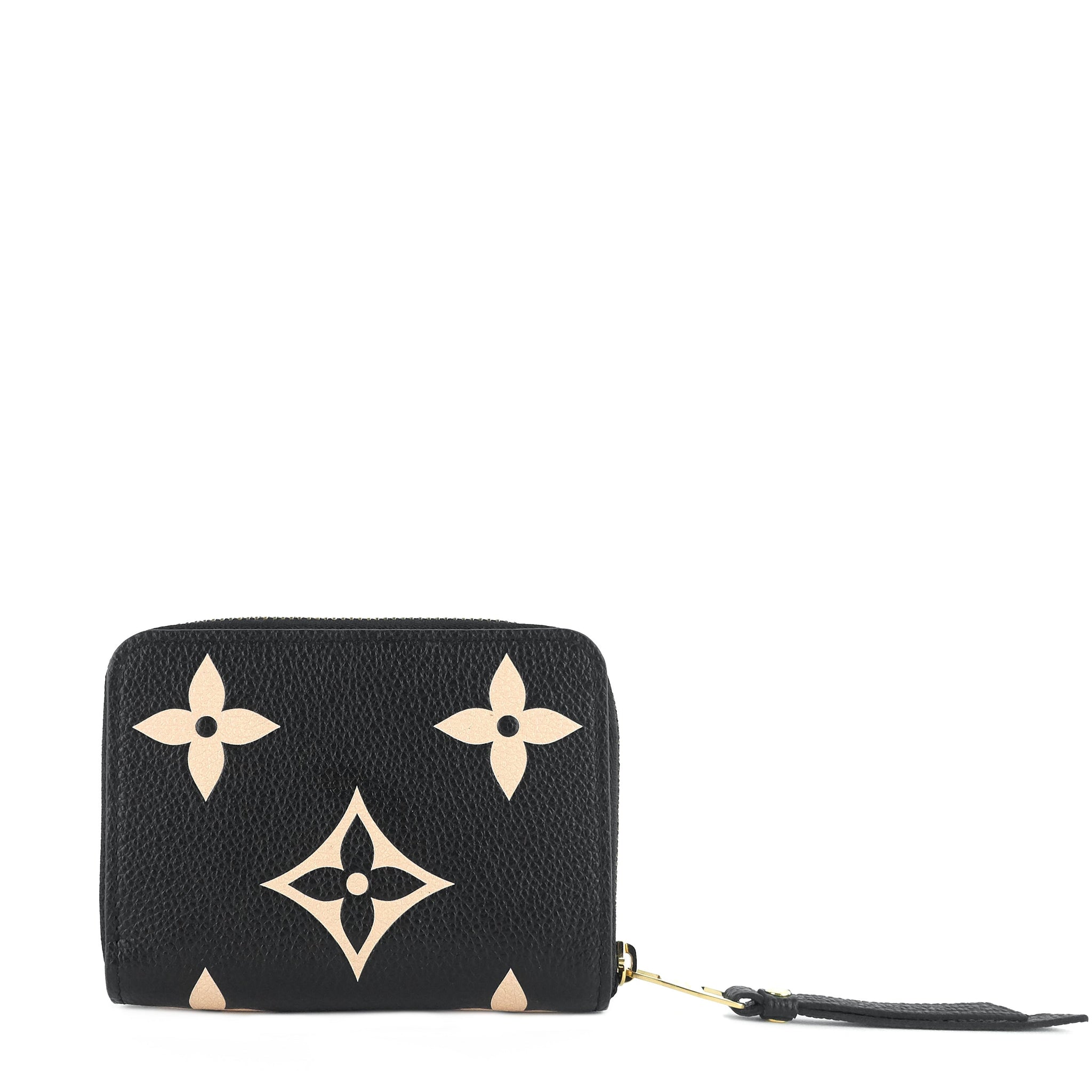 LOUIS VUITTON Zippy Bicolour Monogram Empreinte Leather Coin Purse