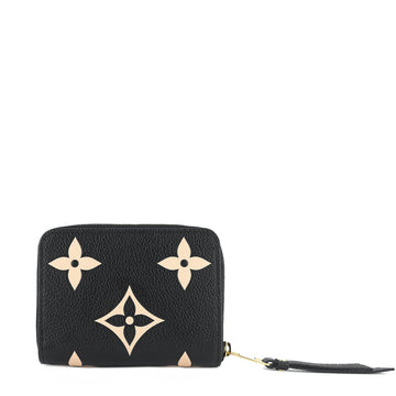 LOUIS VUITTON Zippy Bicolour Monogram Empreinte Leather Coin Purse