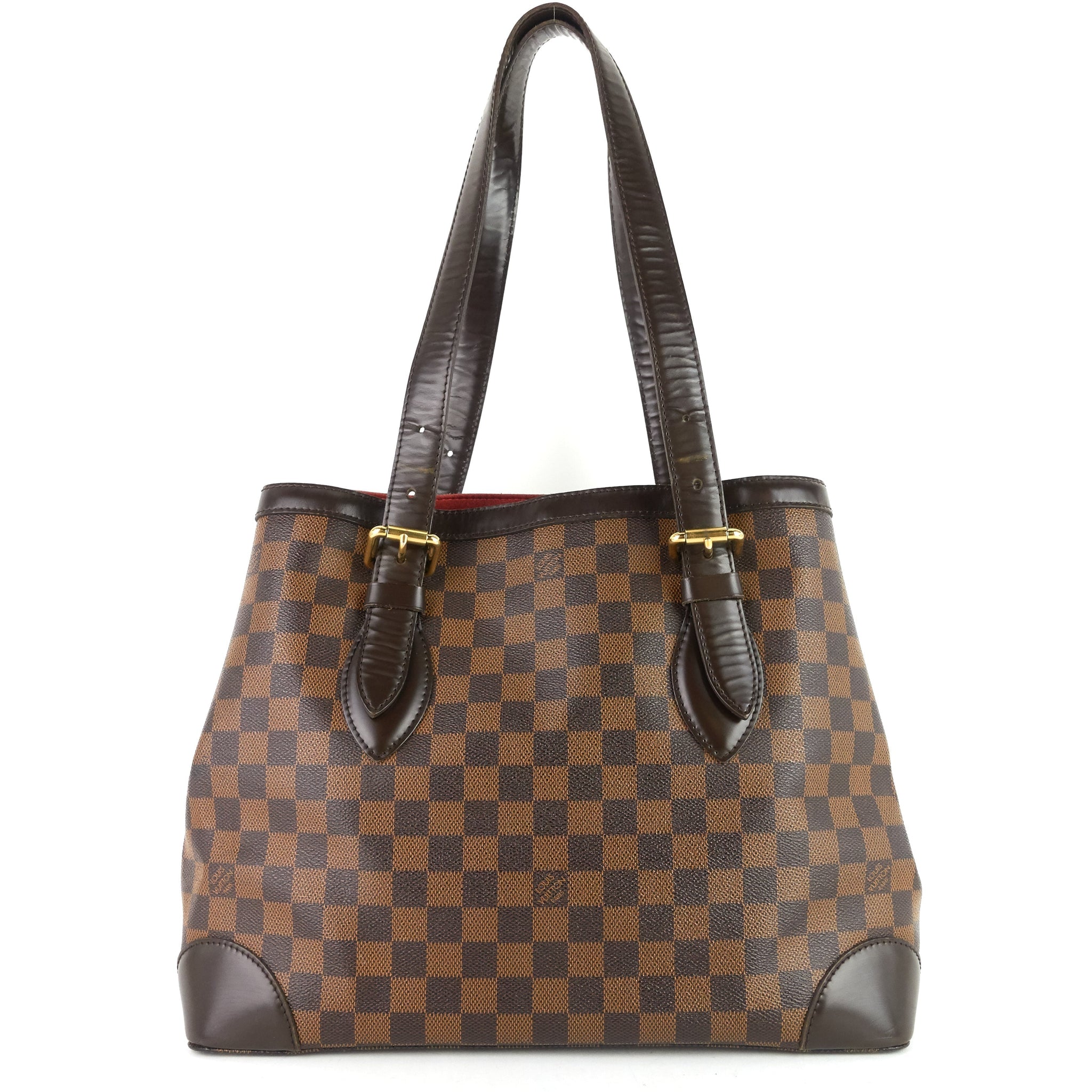 LOUIS VUITTON Hampstead MM Damier Ebene Canvas Bag