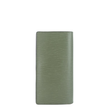 LOUIS VUITTON Brazza Green Epi Leather Wallet