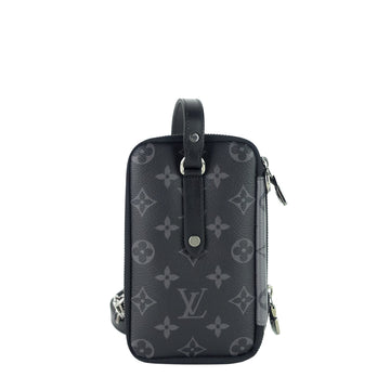 LOUIS VUITTON Double Phone Eclipse Reverse Canvas Pouch