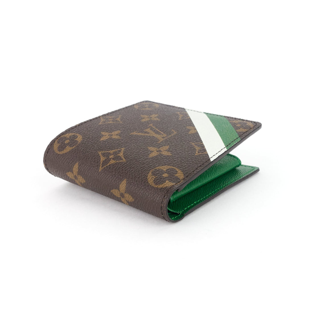 LOUIS VUITTON Marco My LV Heritage Monogram Canvas Wallet