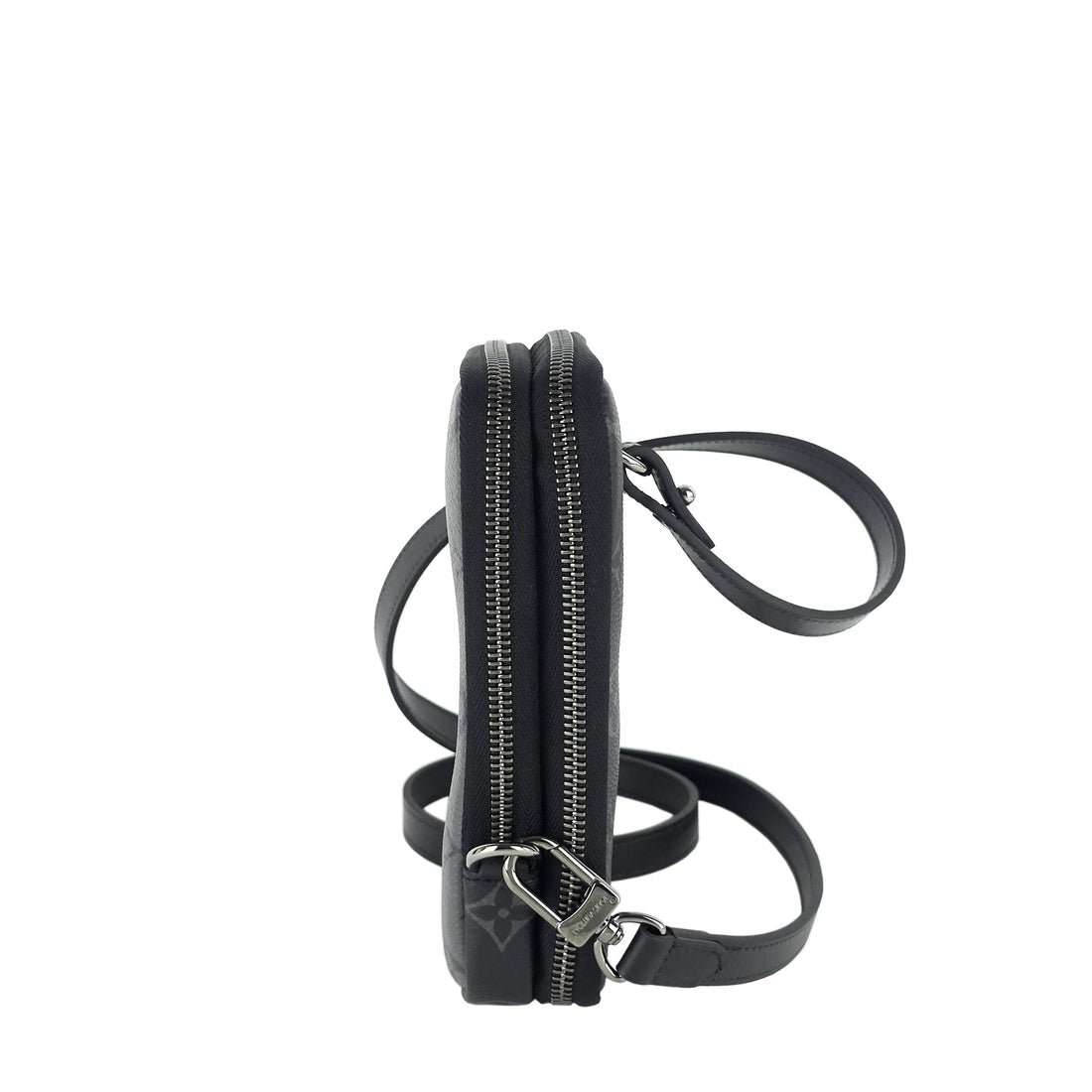 LOUIS VUITTON Double Phone Eclipse Reverse Canvas Pouch