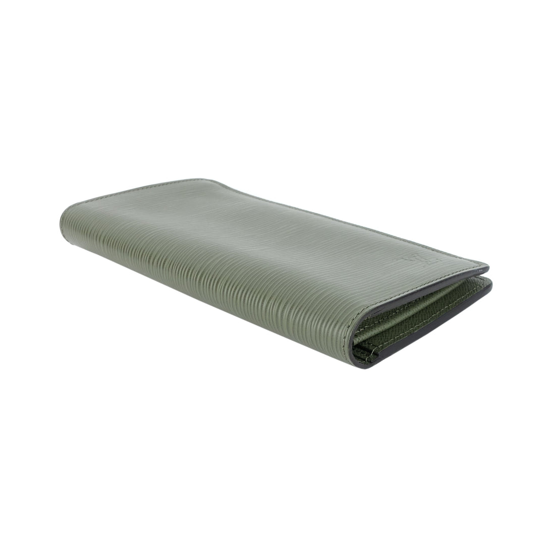 LOUIS VUITTON Brazza Green Epi Leather Wallet