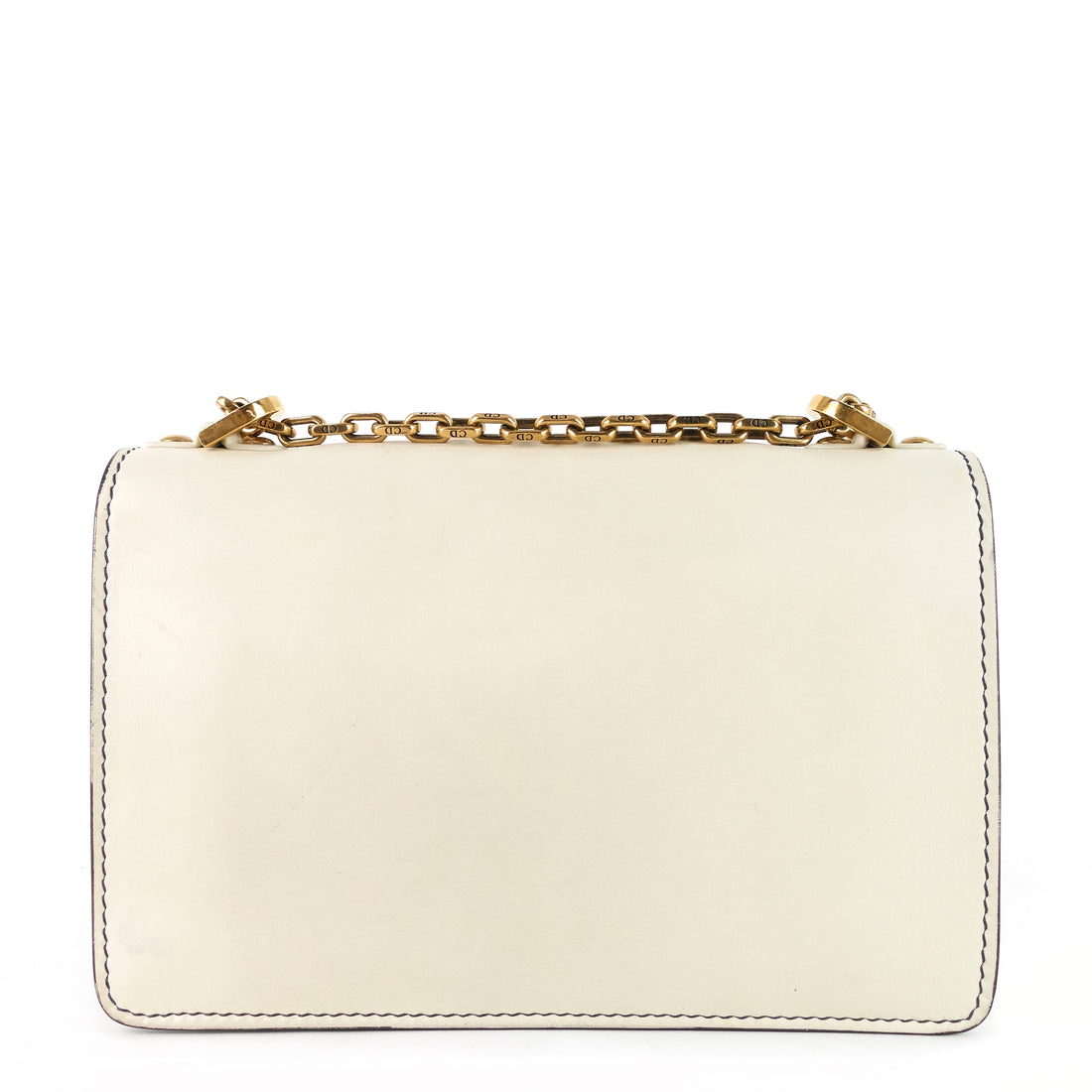 DIOR J'Adior Calf Leather Chain Flap Bag