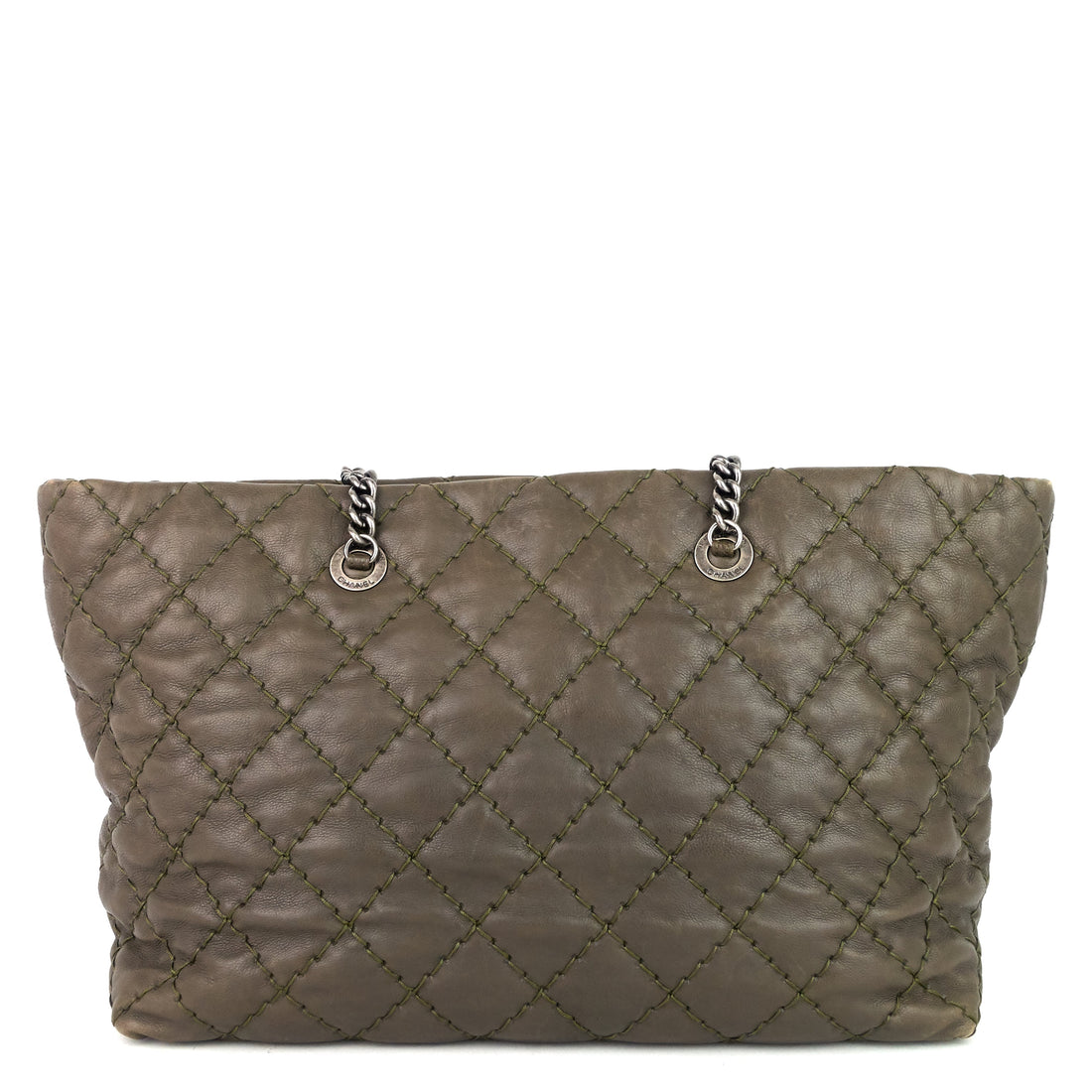 CHANEL Ultimate Stitch Calfskin Shopping Tote Bag