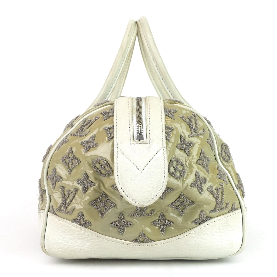 LOUIS VUITTON Monogram Bouclettes Speedy Round Bag