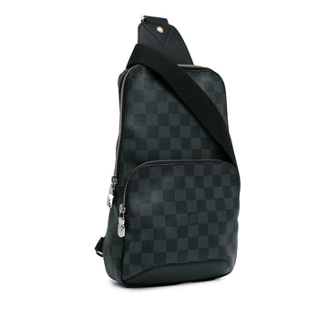 Black Louis Vuitton Damier Graphite Avenue Sling Crossbody Bag