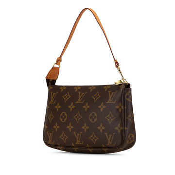 Brown Louis Vuitton Monogram Pochette Accessoires Shoulder Bag