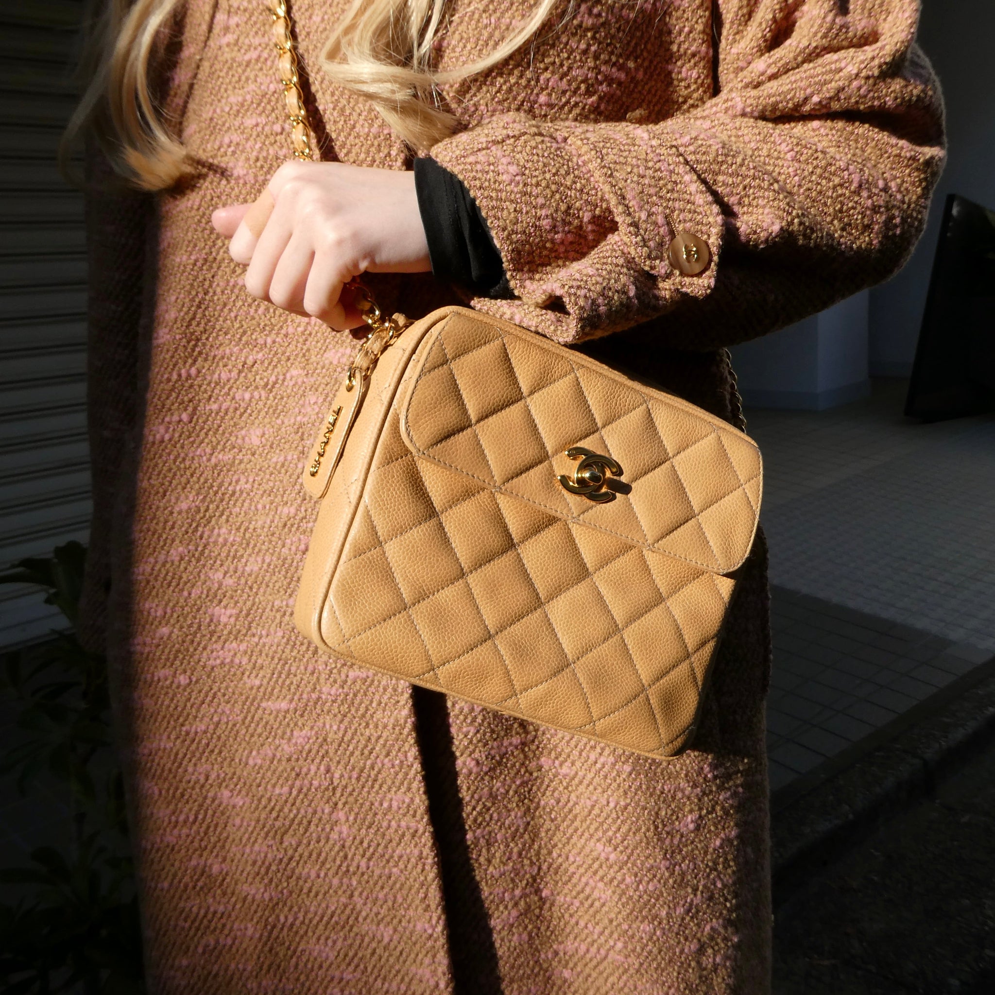 CHANEL 1994-1996 Mini Pocket Camera Bag 24690