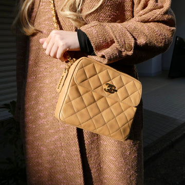CHANEL 1994-1996 Mini Pocket Camera Bag 24690