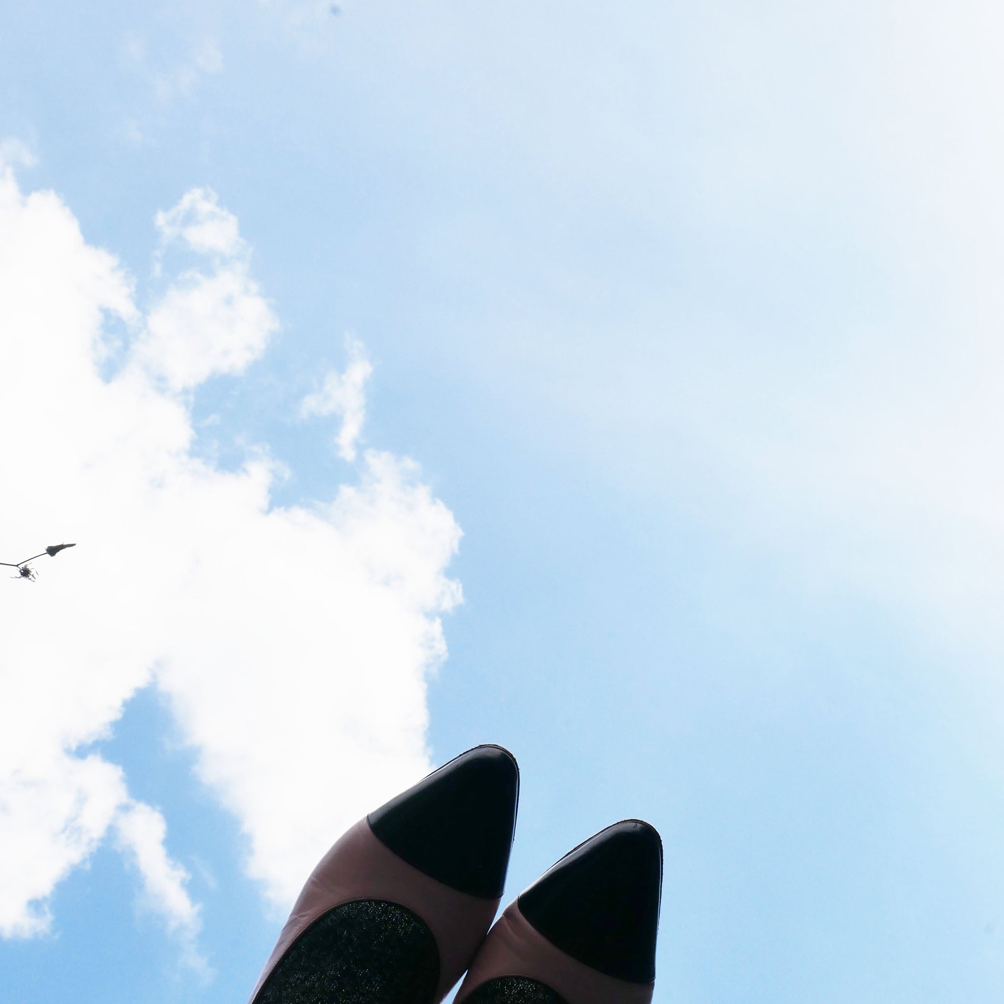 Chanel pink two-tone vintage ballerinas - 36.5 - 1990s