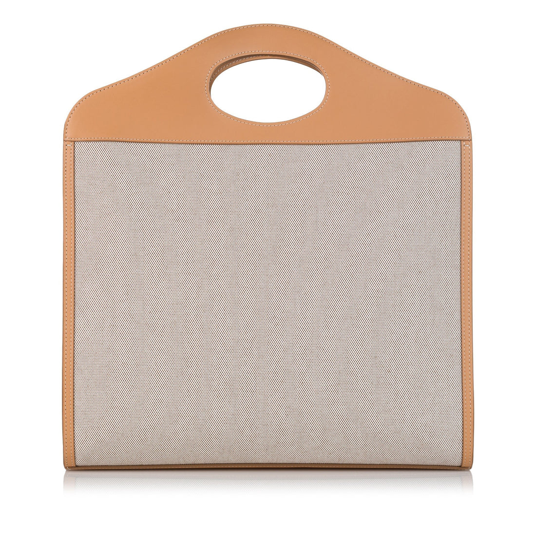 Brown Burberry Canvas Pocket Tote