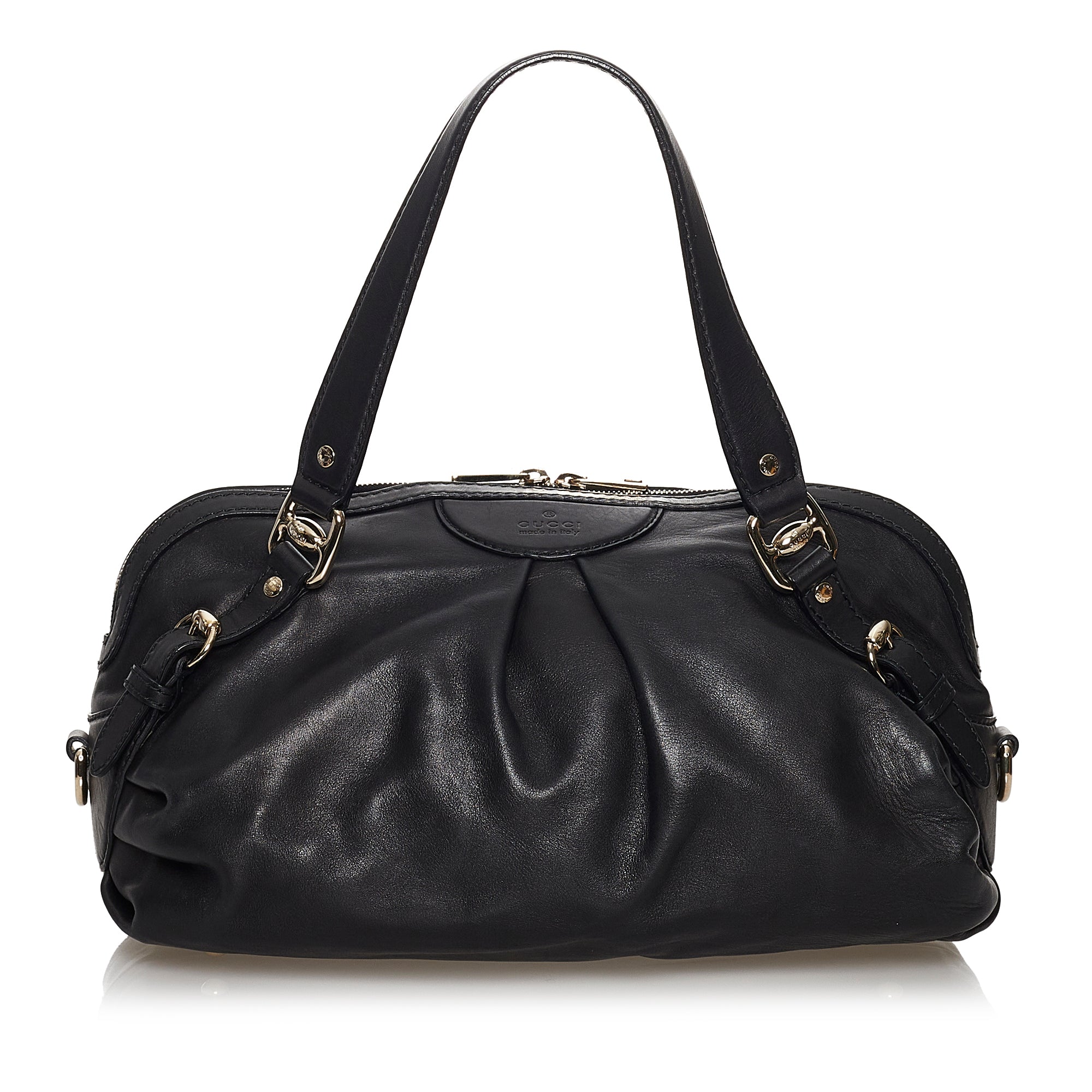 Gucci Vintage Leather Satchel