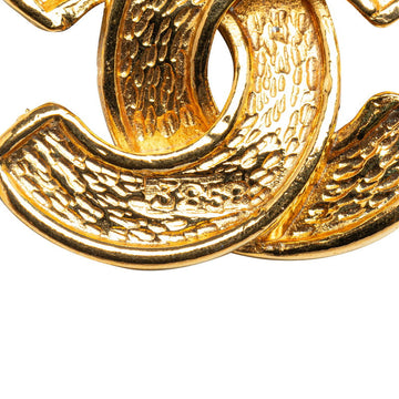 Chanel Quilted CC Logo Pendant Necklace Metal Necklace in Good condition