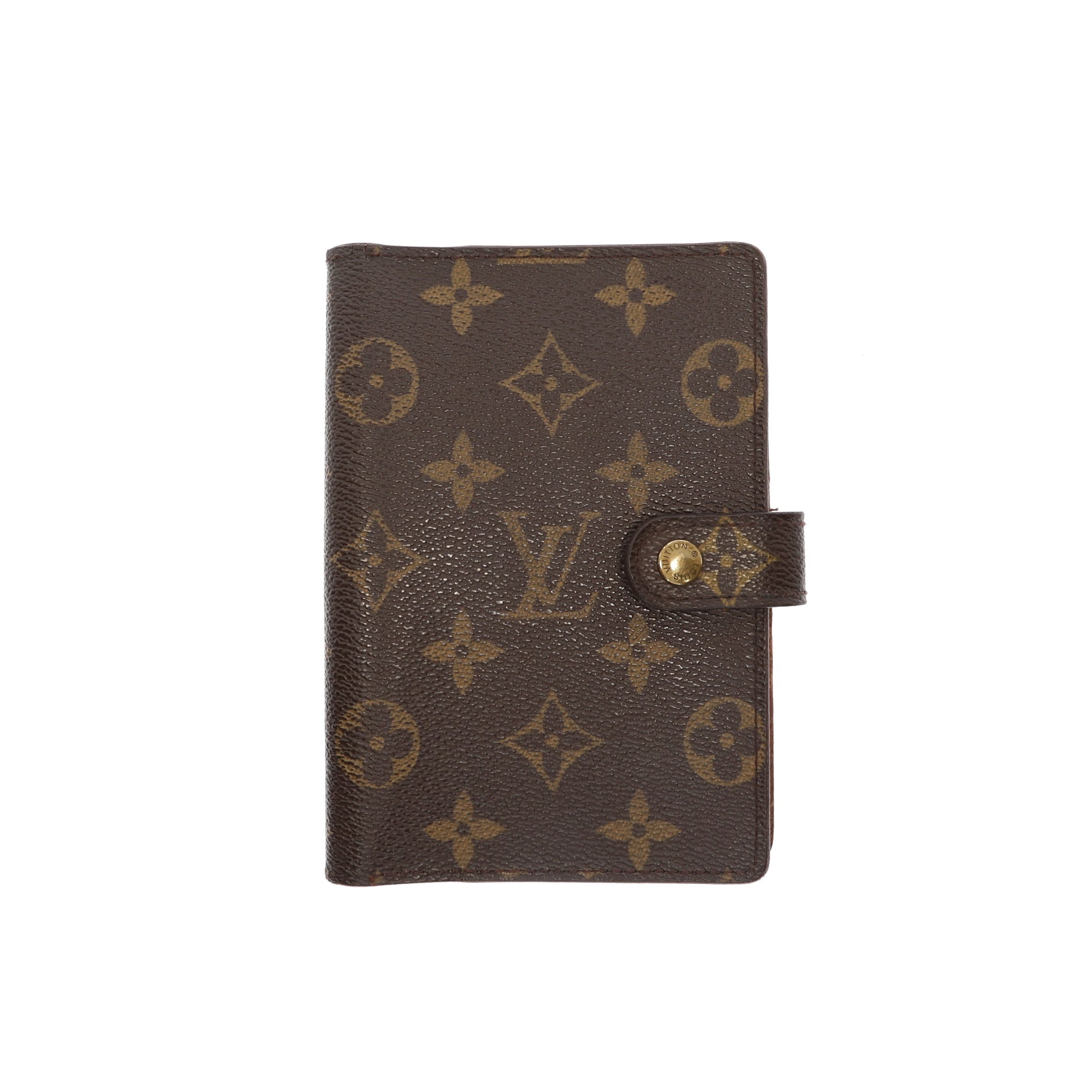LOUIS VUITTON Agenda Cover in Brown Canvas