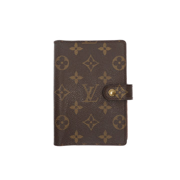 LOUIS VUITTON Agenda Cover in Brown Canvas
