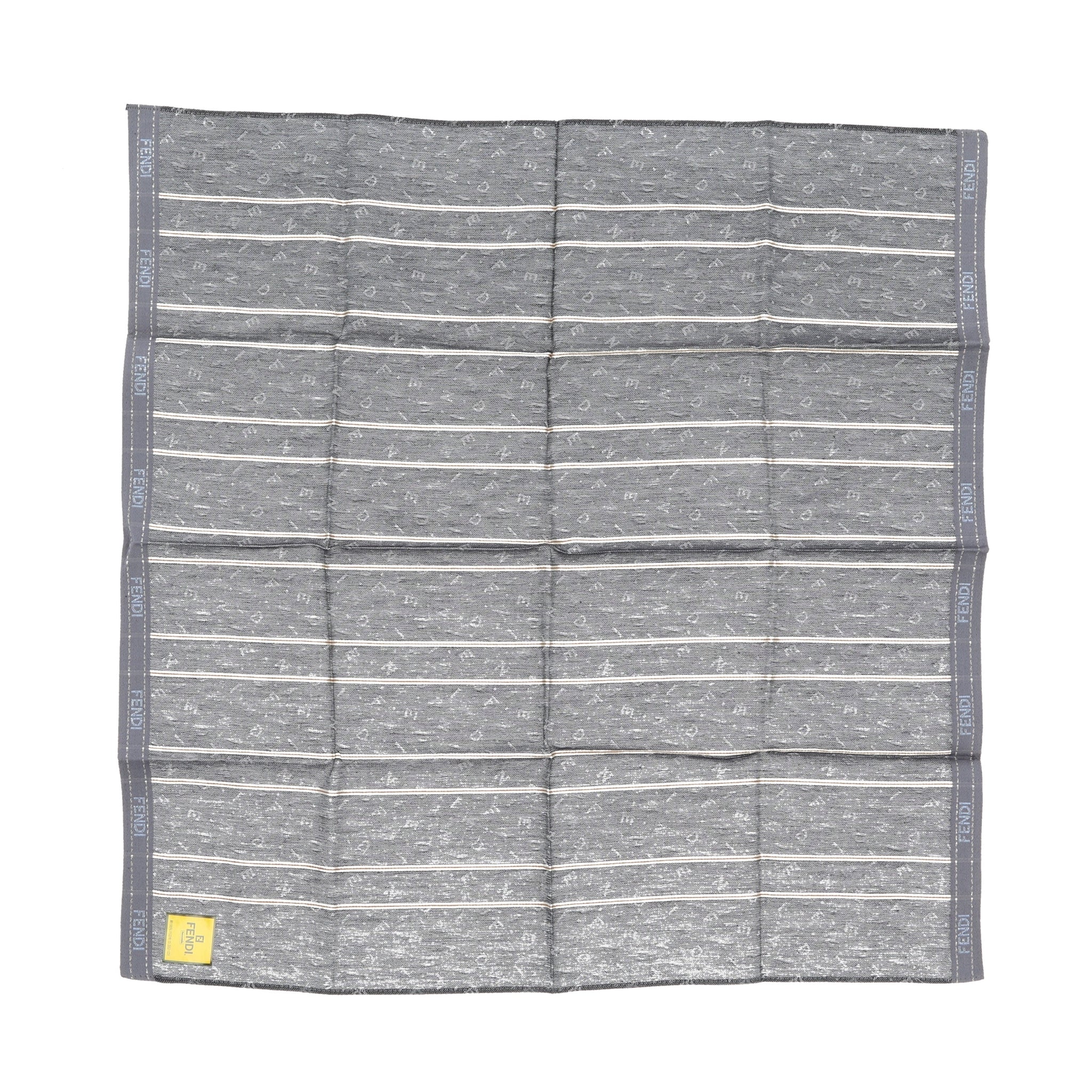 FENDI Foulard in Blue Cotton