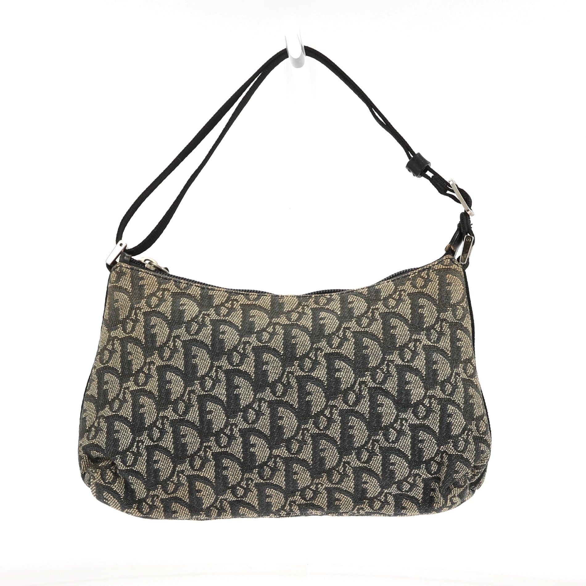 CHRISTIAN DIOR Shoulder Bag in Blue Fabric