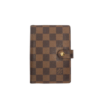LOUIS VUITTON Agenda Cover in Brown Canvas