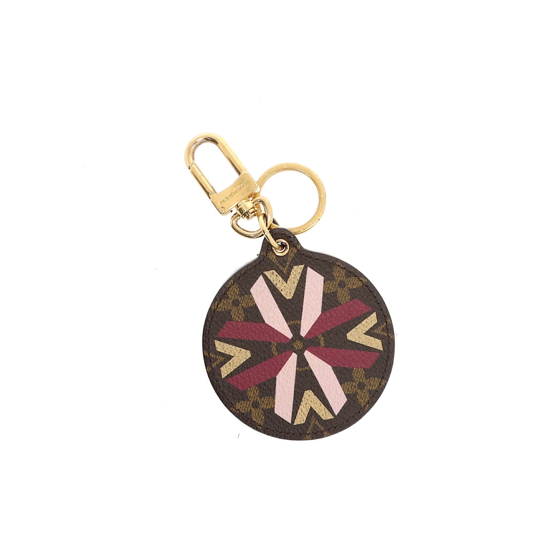 LOUIS VUITTON Keychain in Brown Canvas