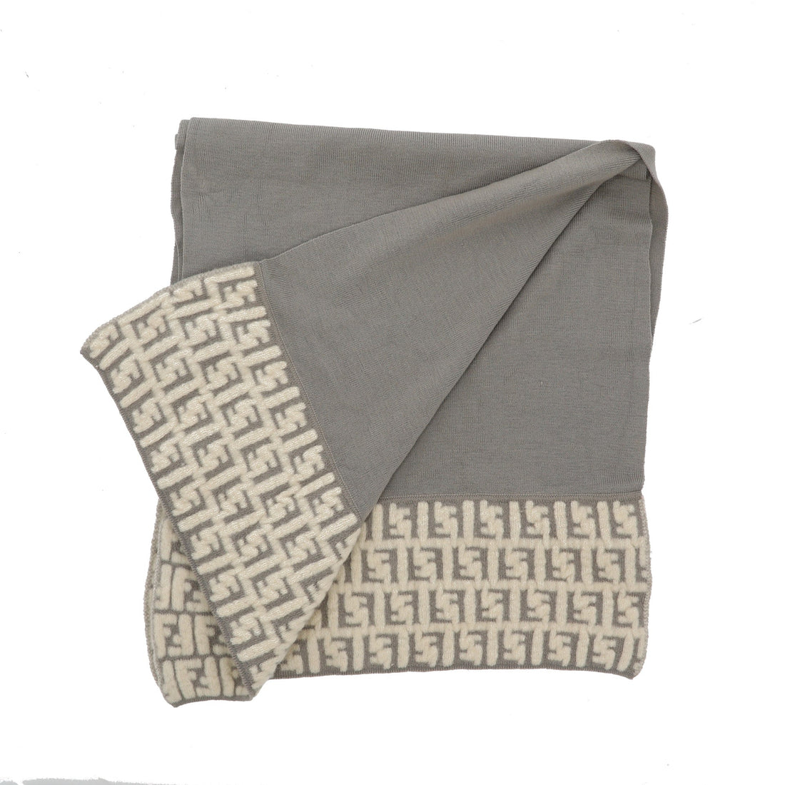 FENDI Scarf in Grey Fabric