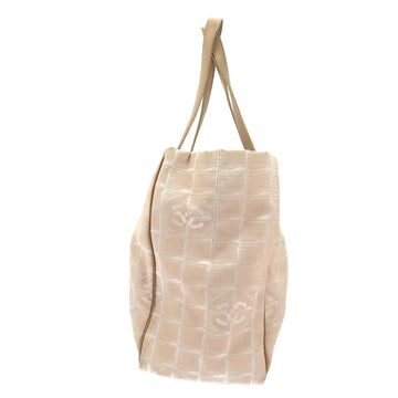 CHANEL Shoulder Bag in Beige Fabric