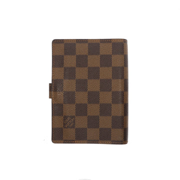 LOUIS VUITTON Agenda Cover in Brown Canvas