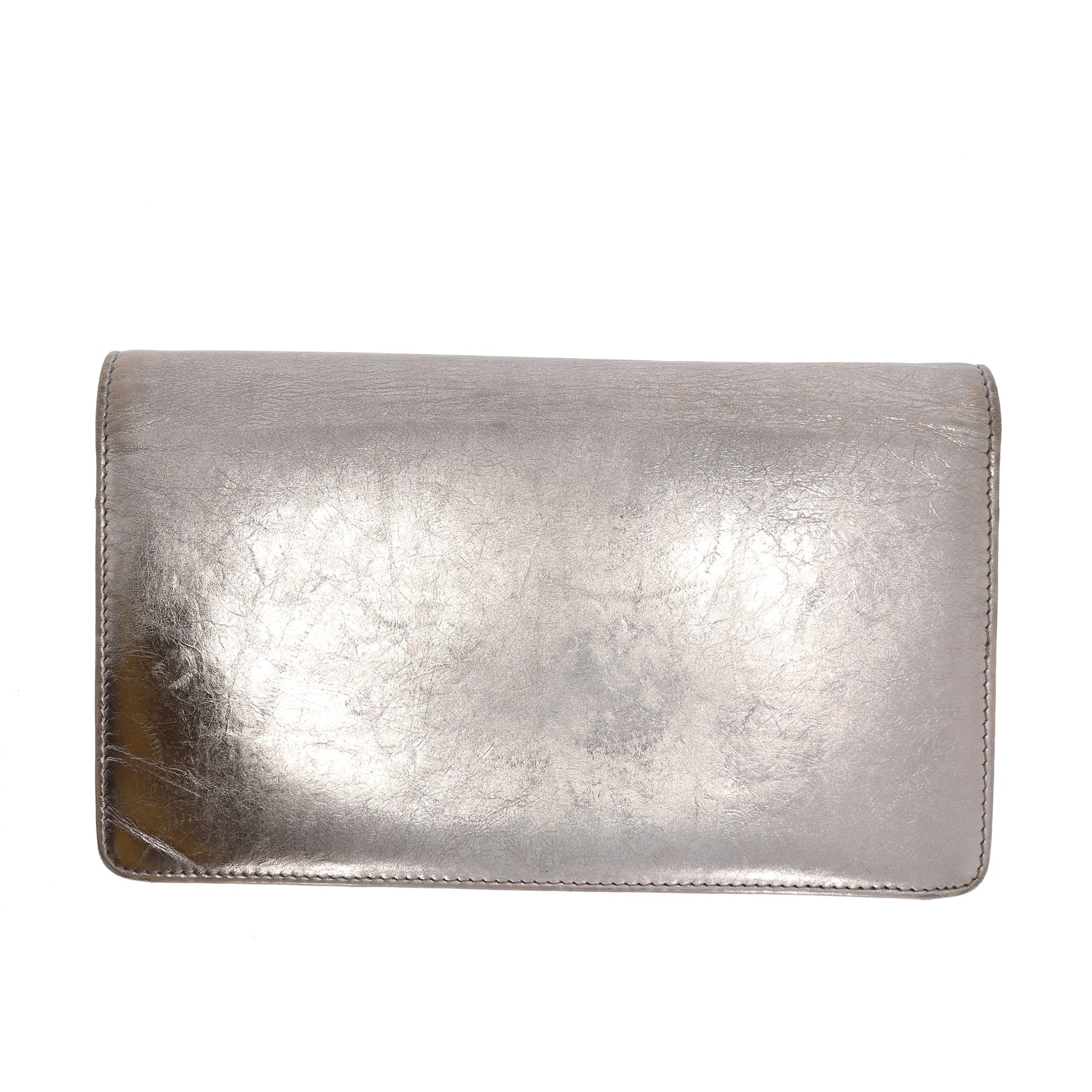 CHANEL Wallet in Metallic Leather