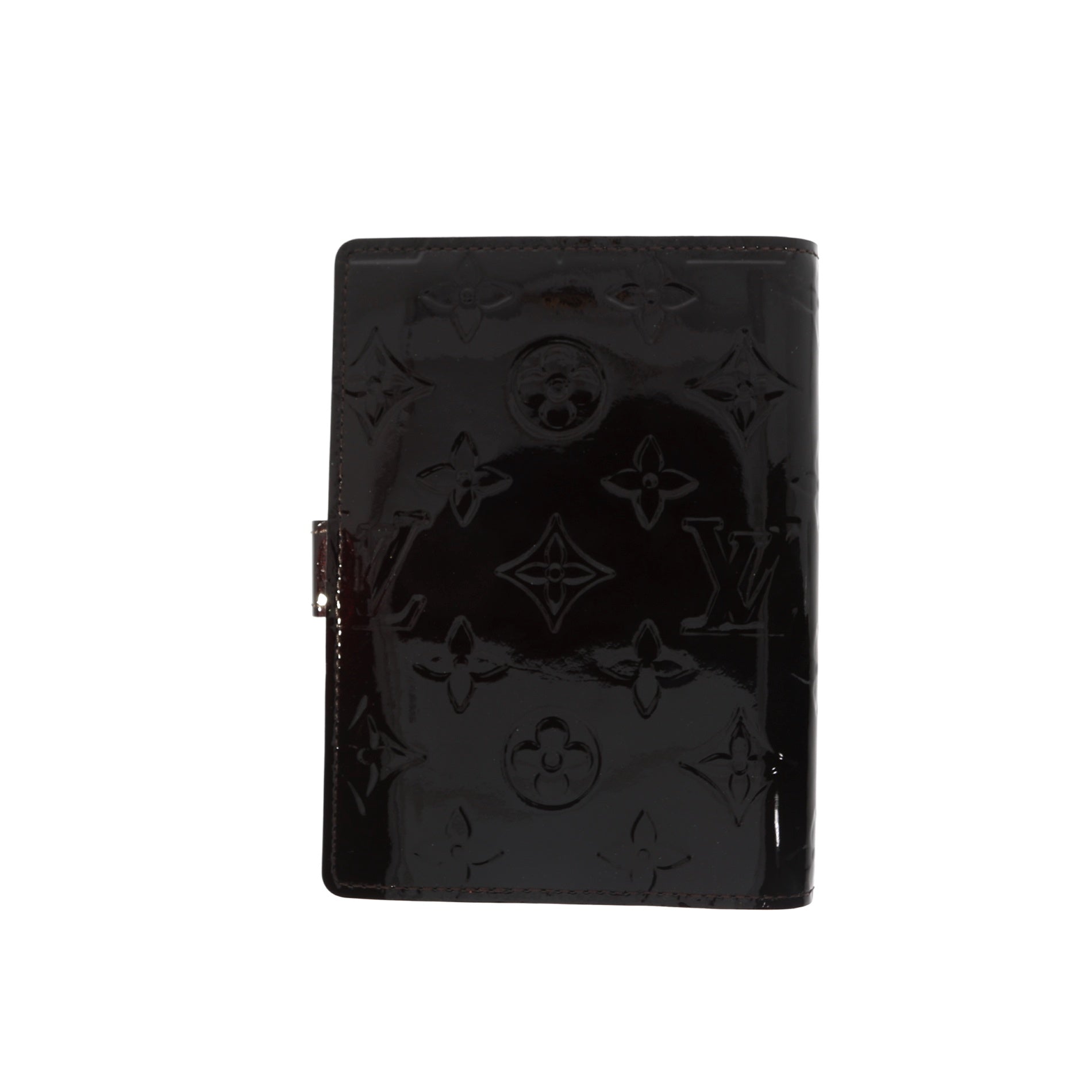 LOUIS VUITTON Agenda Cover in Brown Patent