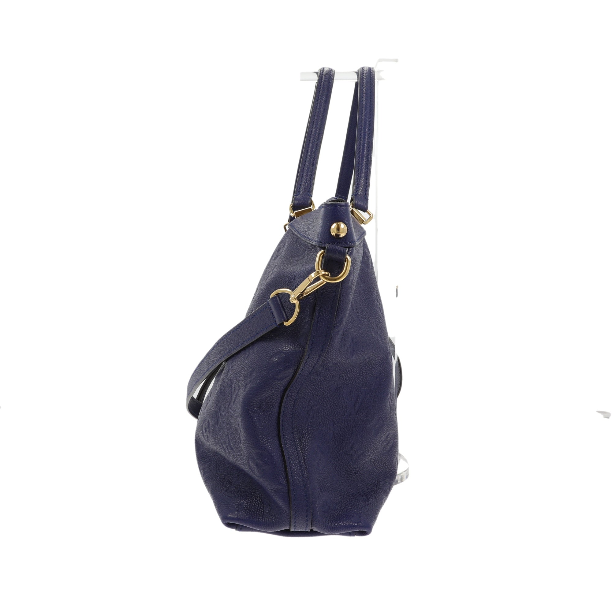 LOUIS VUITTON Bastille Shoulder Bag in Blue Leather
