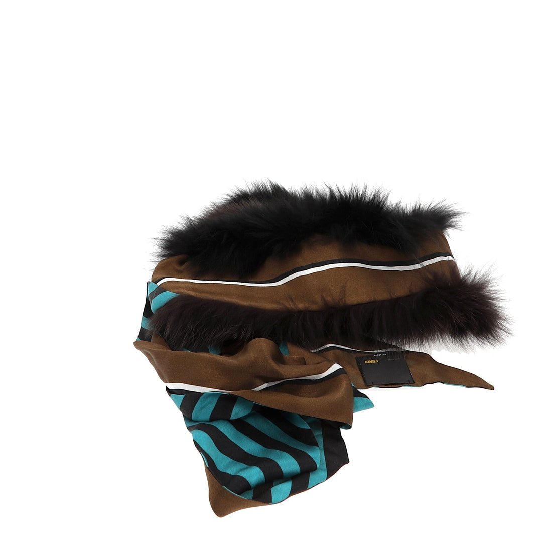 FENDI Scarf in Multicolor Fur