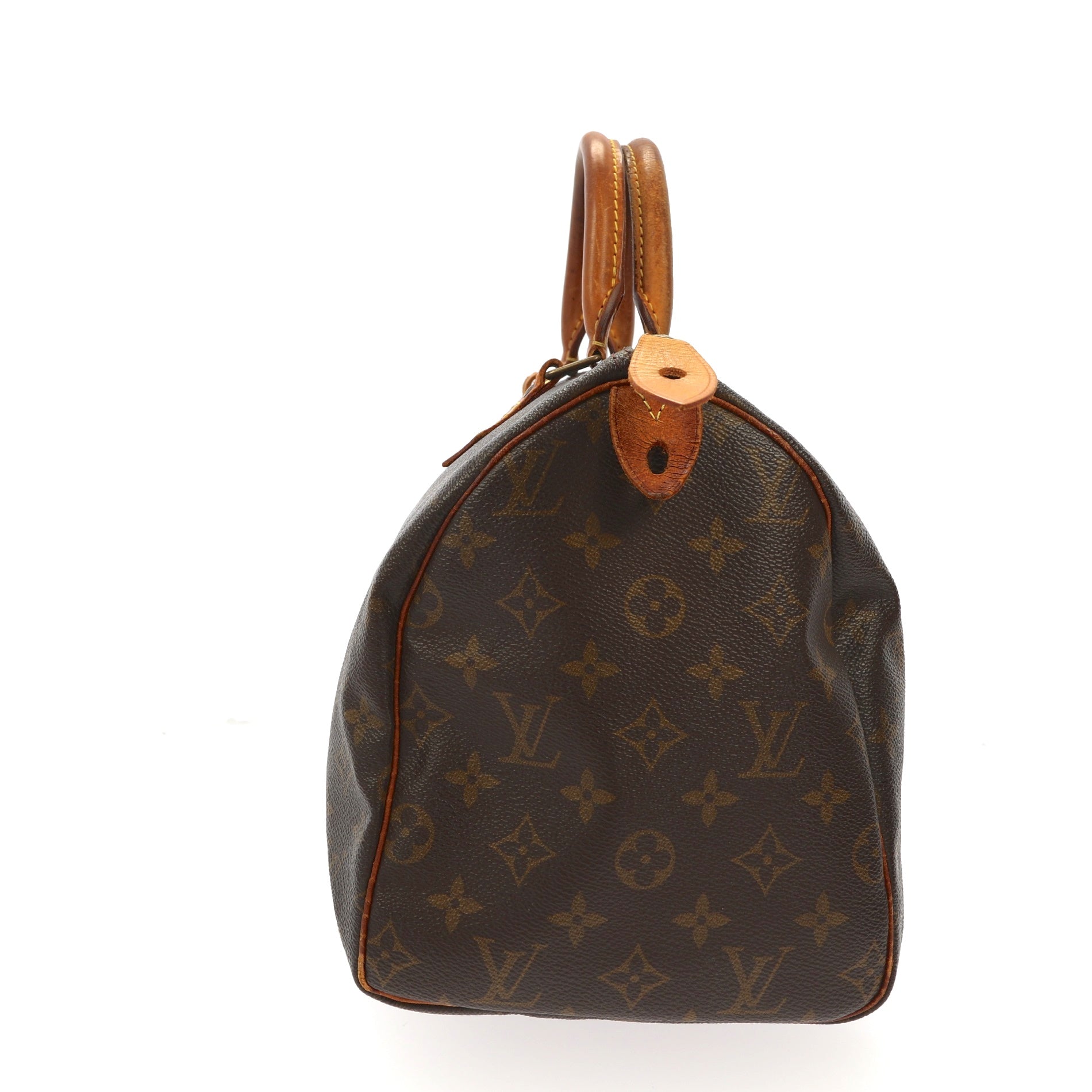 LOUIS VUITTON Speedy Handbag in Brown Canvas
