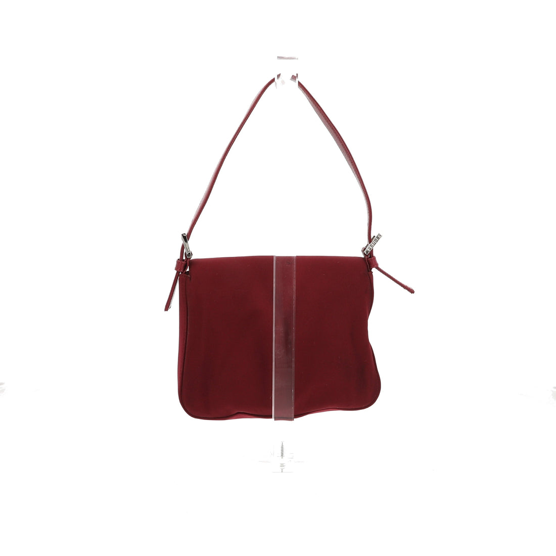 FENDI Shoulder Bag in Purple Fabric