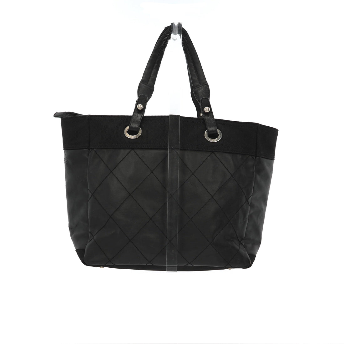 CHANEL Shoulder Bag in Black Fabric