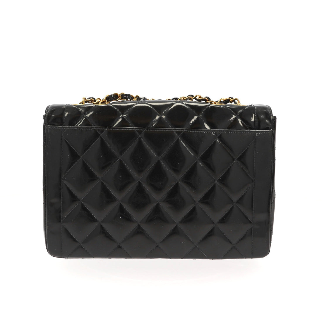 CHANEL Timeless/Classique Shoulder Bag in Black Patent