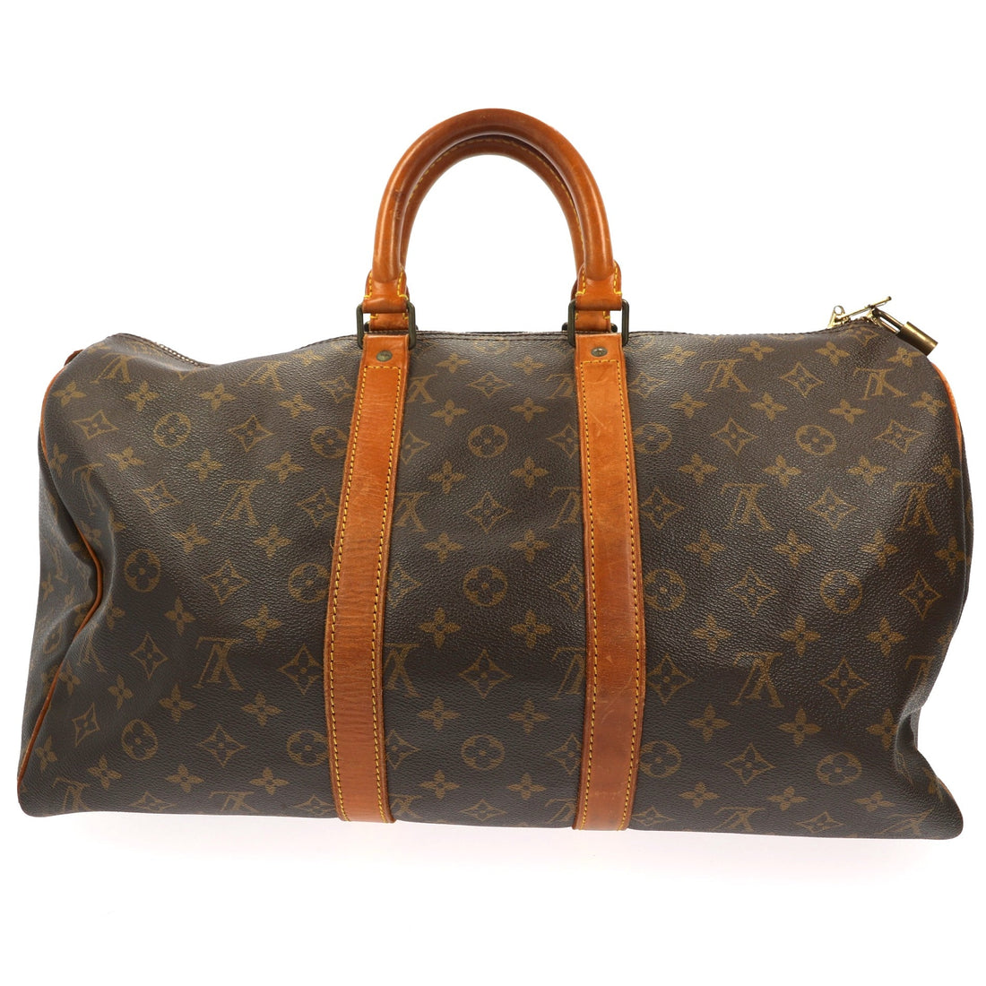LOUIS VUITTON Keepall Travel bag in Brown Canvas
