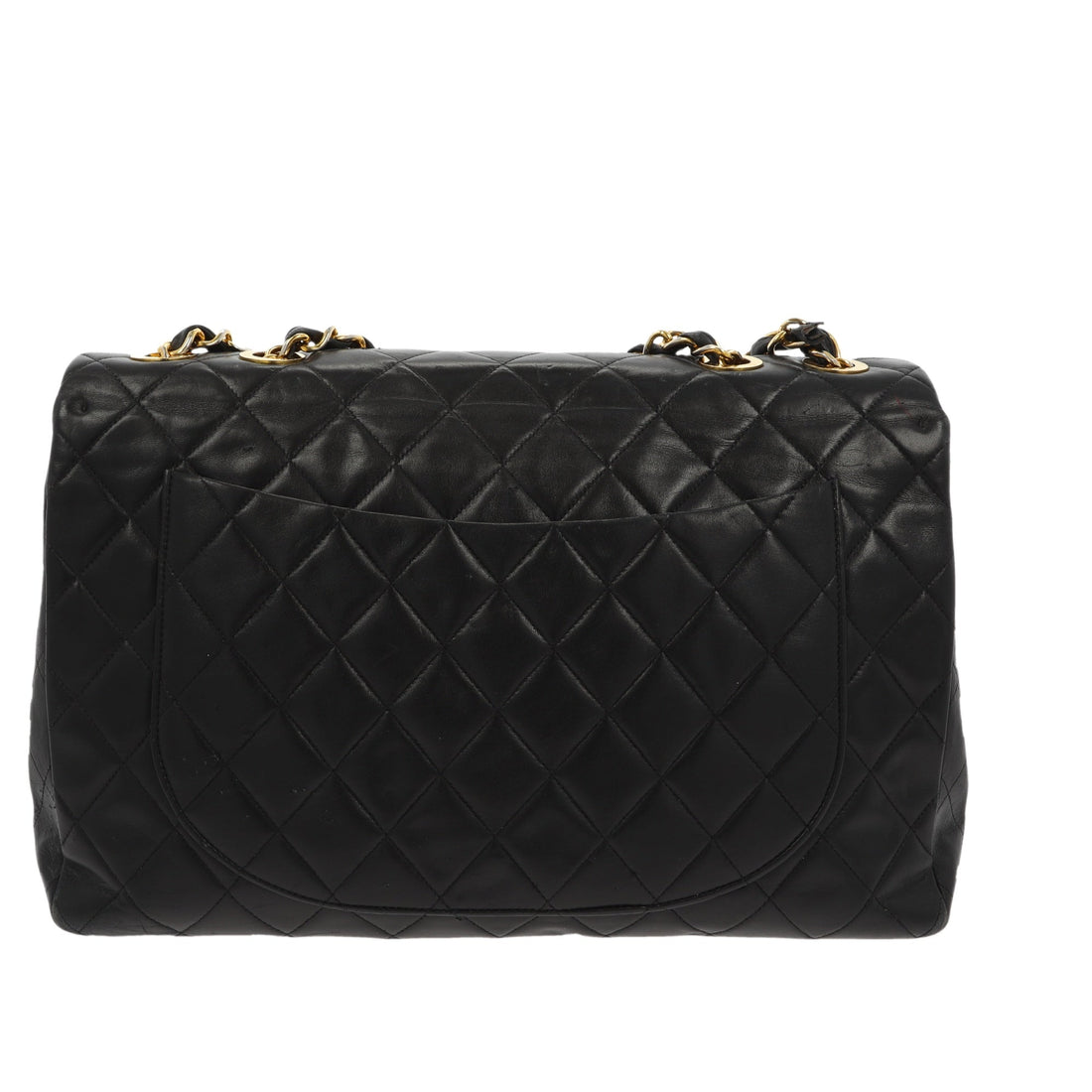 CHANEL Timeless/Classique Maxi Shoulder Bag in Black Leather