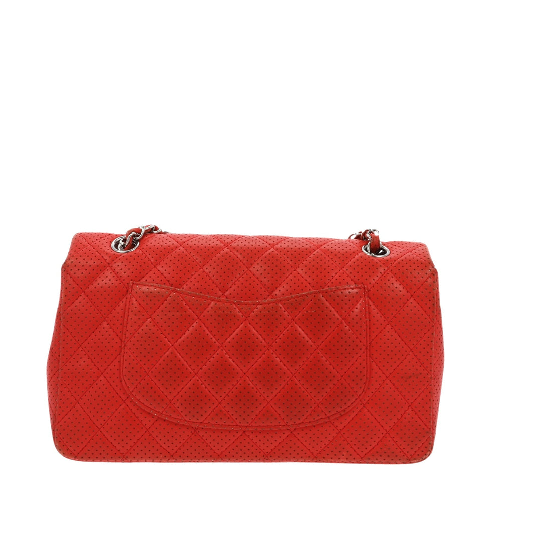 CHANEL Timeless/Classique Shoulder Bag in Red Leather