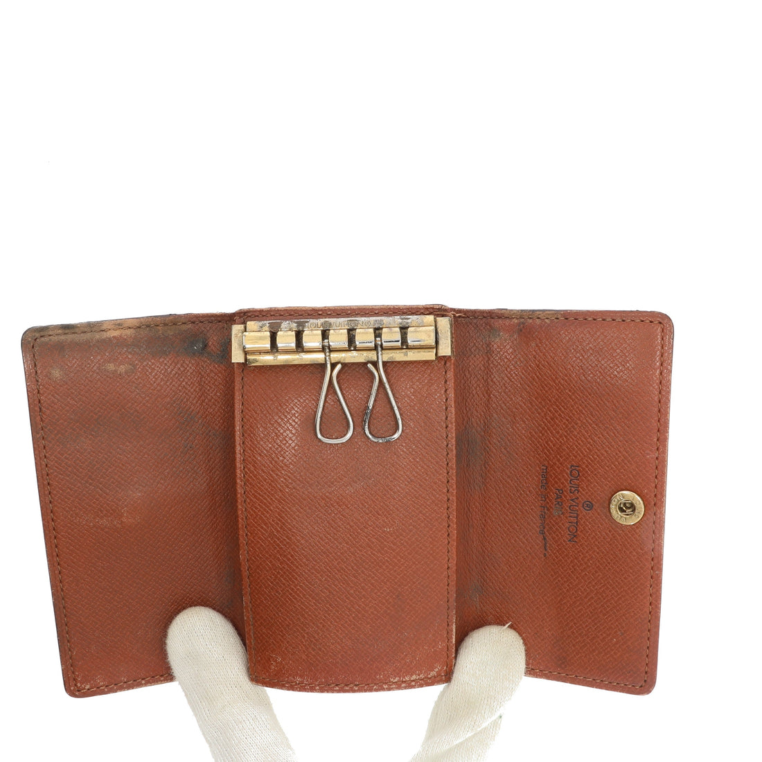LOUIS VUITTON Keychain in Brown Canvas